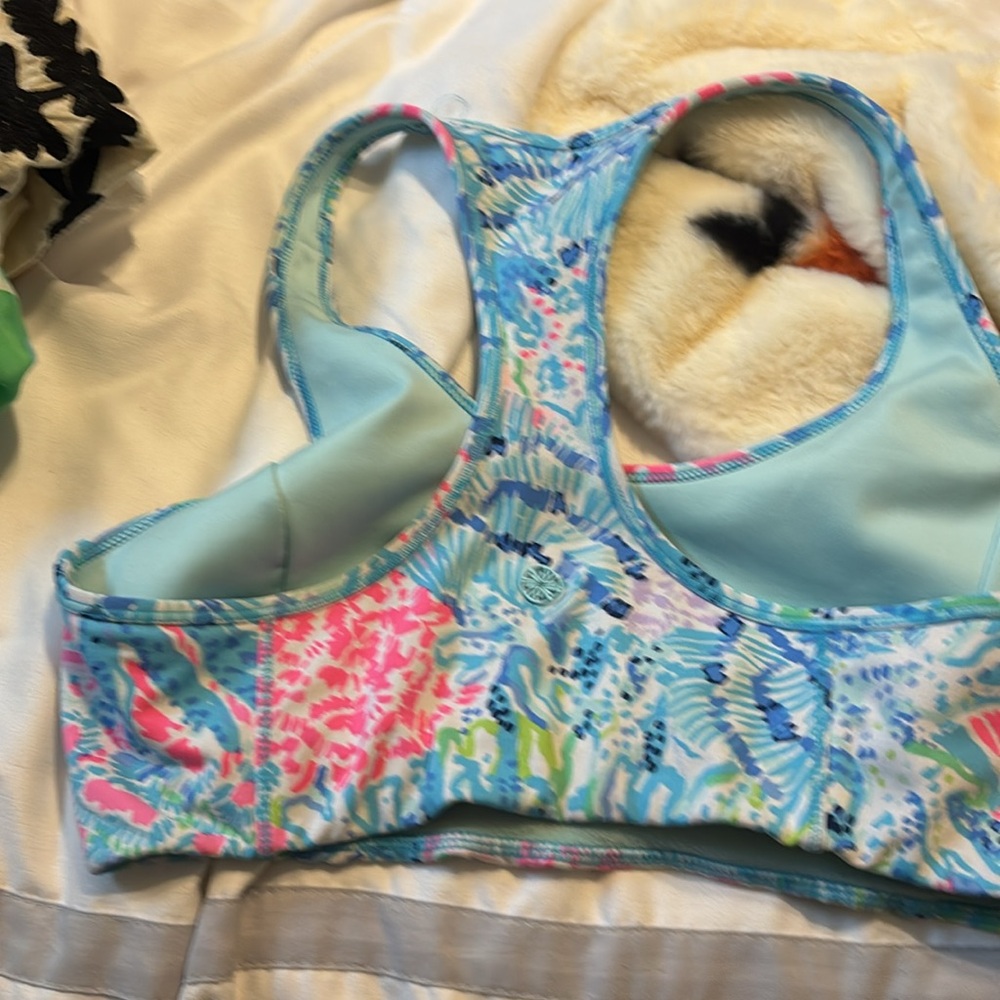 Lilly Pulitzer Luxletic Sports bra size medium - Picture 2 of 3